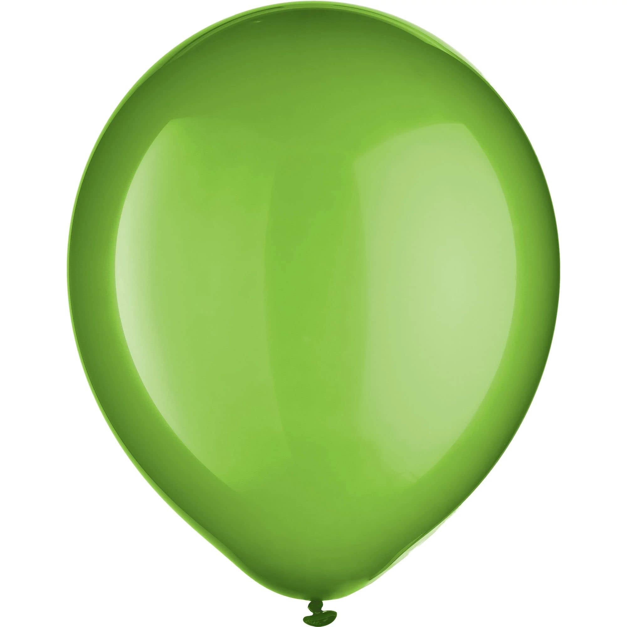 Amscan Packaged Latex Party Balloons (20 Piece), 9", Kiwi