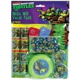 thumbnail image 1 of Amscan Party Favors Ninja Turtles Mega Mix Value Pack 48pc Set, 1 of 6