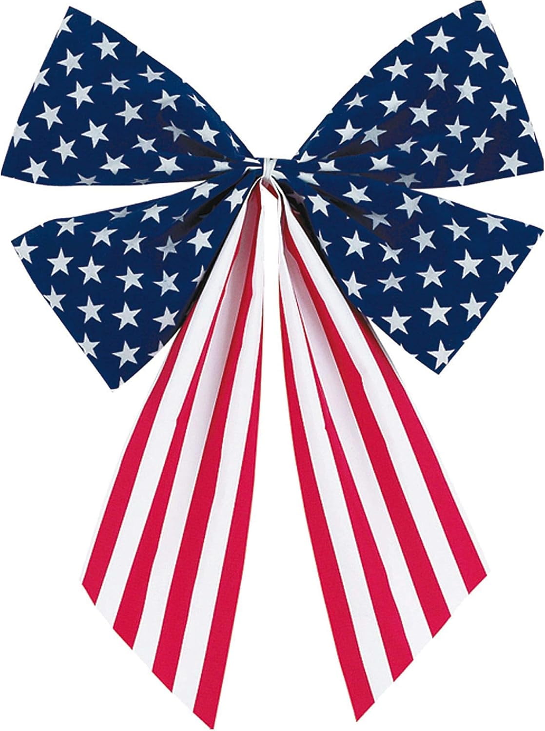 Amscan Patriotic American Flag Bow Party Accessory, Independence Day ...