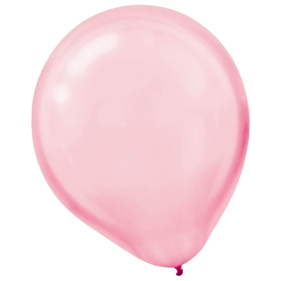 Amscan Pearlized Latex Balloons Packaged 12'' 16/Pack New Pink 15 Per Pack (113253.109)