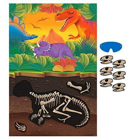 Amscan Prehistoric Dinosaur Party Game, Board Game