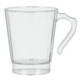 thumbnail image 1 of Amscan Premium Plastic Coffee Mugs, 8 Oz, Clear, 16 Mugs Per Pack, Case Of 2 Packs, 1 of 2