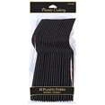 thumbnail image 1 of Amscan Premium Plastic Disposable-Forks, 9 x 4.5, Jet Black, 1 of 1