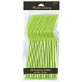 thumbnail image 1 of Amscan Premium Plastic disposable-forks, 9 x 4.4 x 1.2, Kiwi, 1 of 2