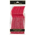 thumbnail image 1 of Amscan Premium Plastic disposable-forks, 9 x 4.5 x 1, Apple Red, 1 of 3