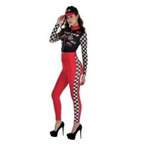 Amscan Racecar Driver Costume Women's Large (10-12)