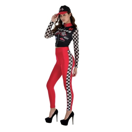 Amscan Racecar Driver Costume Women's Large (10-12)