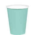thumbnail image 1 of Amscan Robin's Egg Blue Disposable Paper Cups, 9 Oz., 20 Ct., 1 of 2