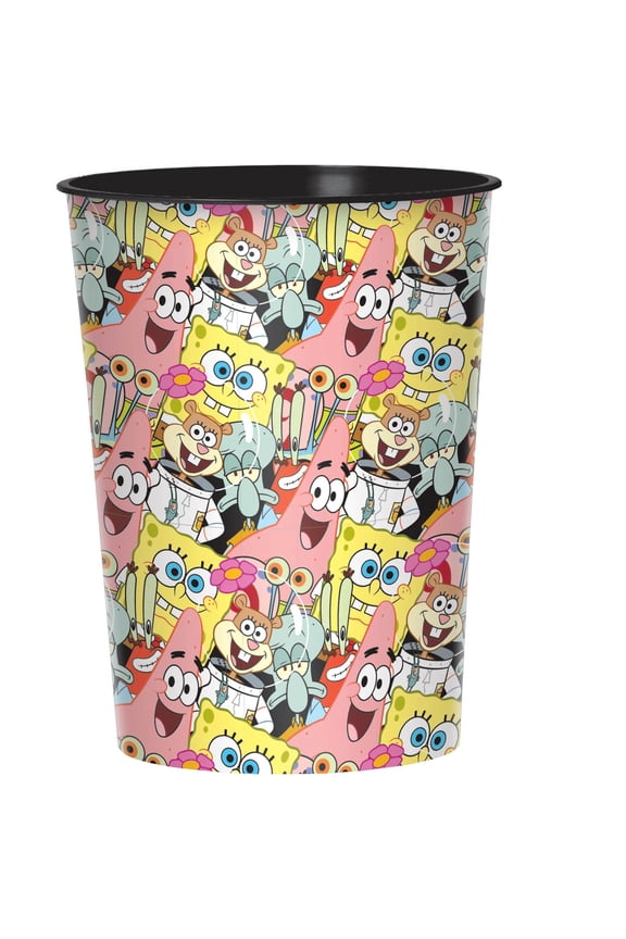 SpongeBob SquarePants 'All The Faces' 16oz Reusable Keepsake Cups (2ct)