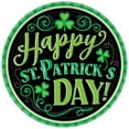 thumbnail image 1 of Amscan St. Patrick's Day Clover Me Lucky Round Paper Plates 9" Diameter 60/Pack (751906), 1 of 1