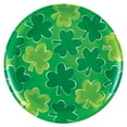 thumbnail image 1 of Amscan St. Patrick's Day Shamrock Platter (430032), 1 of 2