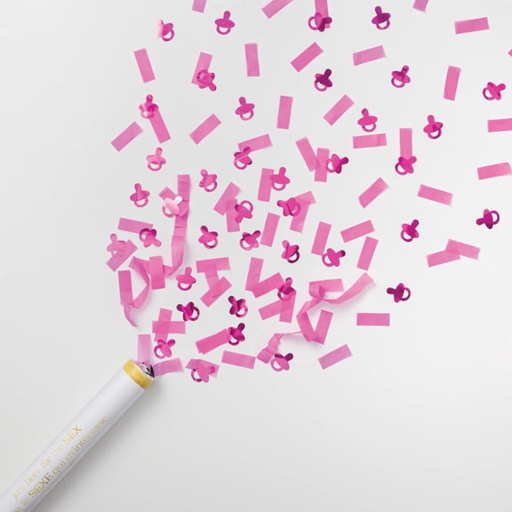 Amscan Surprise Gender Reveal Confetti Poppers – 10 Count