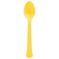 thumbnail image 1 of Amscan Tableware 20 Premium Plastic Forks, One Size, Sunshine Yellow, 1 of 2