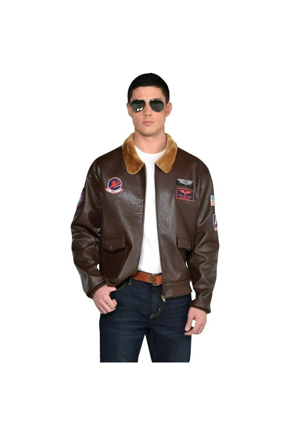 Top Gun: Maverick Adult Mens Costume Bomber Jacket | Plus Male