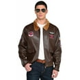 thumbnail image 1 of Amscan Top Gun Maverick Adult Mens Costume Bomber Jacket and Standard, 1 of 2