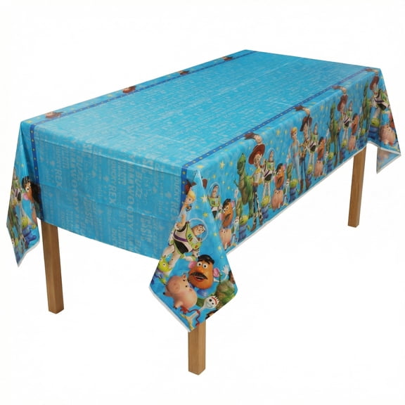 Amscan Toy Story 4 Reusable Plastic Table Cover – 2 Count, 54" x 96"