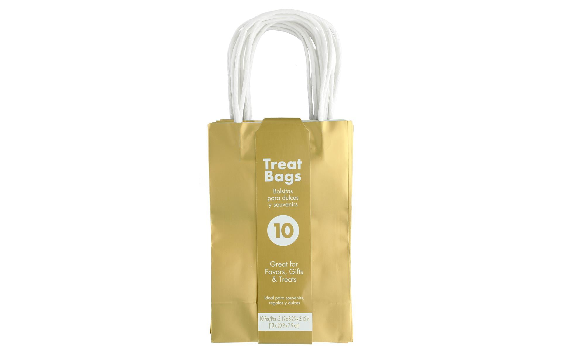 Amscan Treat Bag Value Pack Gold 10pc