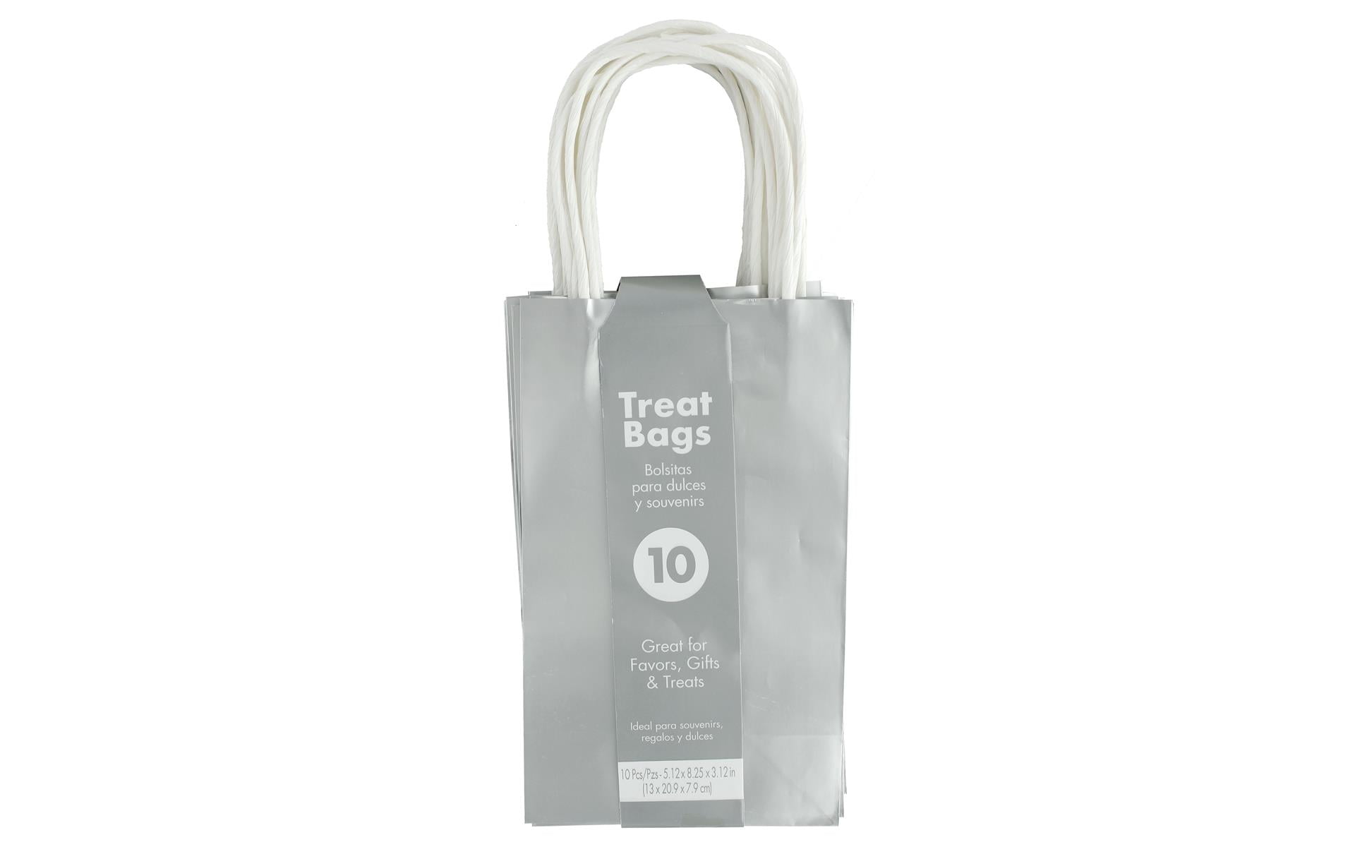 Amscan Treat Bag Value Pack Silver 10pc