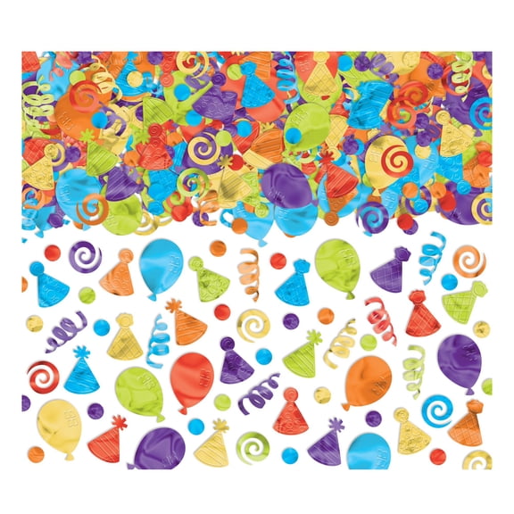 Amscan Vibrant Birthday Celebration Confetti