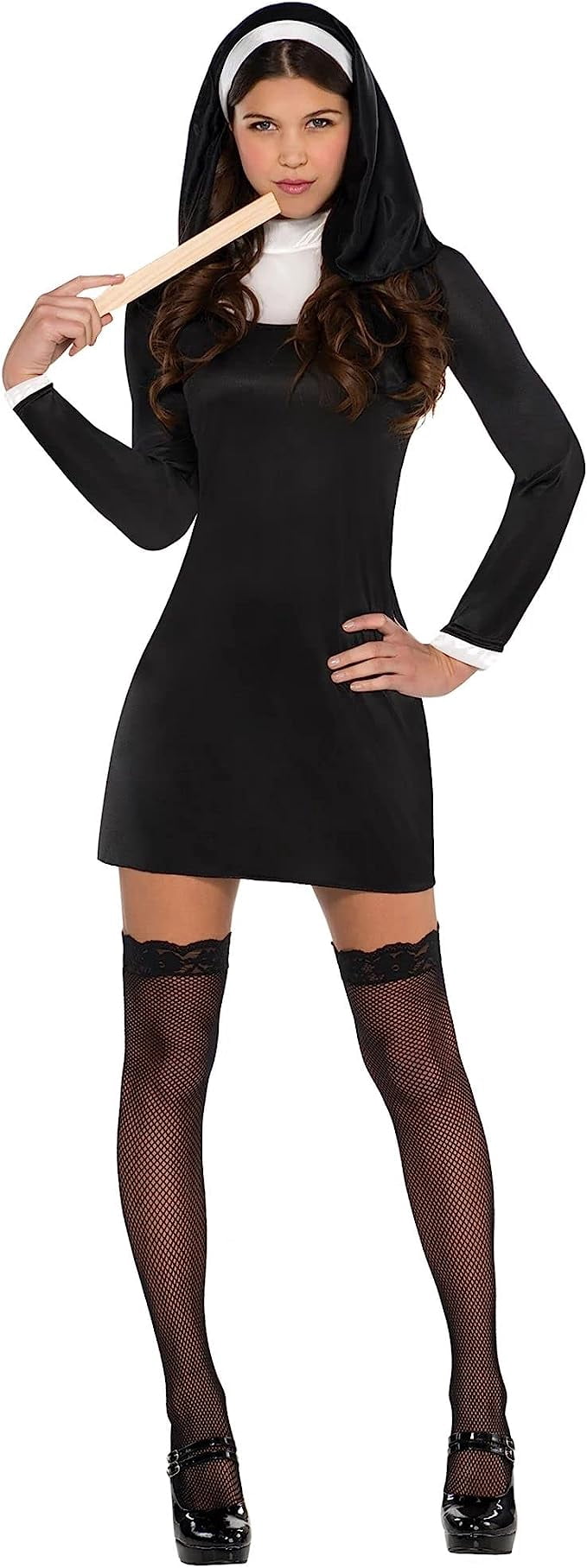 Amscan Women's Blessed Sexy Nun Costume Black & White Divine Style — free download