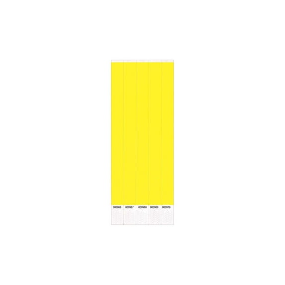 Amscan Wristband 100pc Yellow