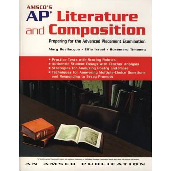 Pre-Owned Amsco's AP Literature and Composition: Preparing for the Advanced Placement Examination (Paperback) 1567650732 9781567650730