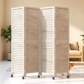 Bamboo Room Divider 4 Panel Privacy Screen Folding Screen Home Decor ...