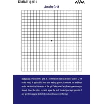 Snellen EFP & Kindergarten Color Distance Vision Eye Chart 20 Feet 22 x ...