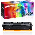 thumbnail image 1 of Amstech 1-Pack Compatible Toner for HP W2110A 206A LaserJet Pro M255dw M255nw MFP M282nw 283fdn 283cdw 283fdw Printer No Chip, with Tool(Black), 1 of 8