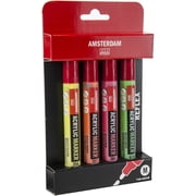 Amsterdam 4mm Acrylic Marker Set 4/Pkg-Reflex