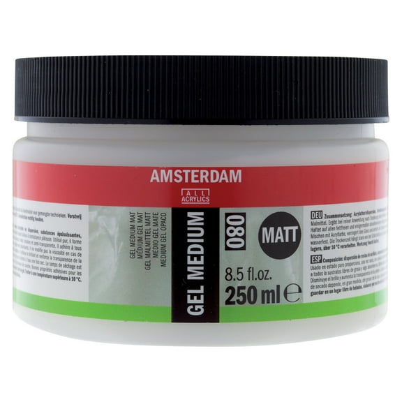 Amsterdam Acrylic Gel Medium, 250ml, Matte
