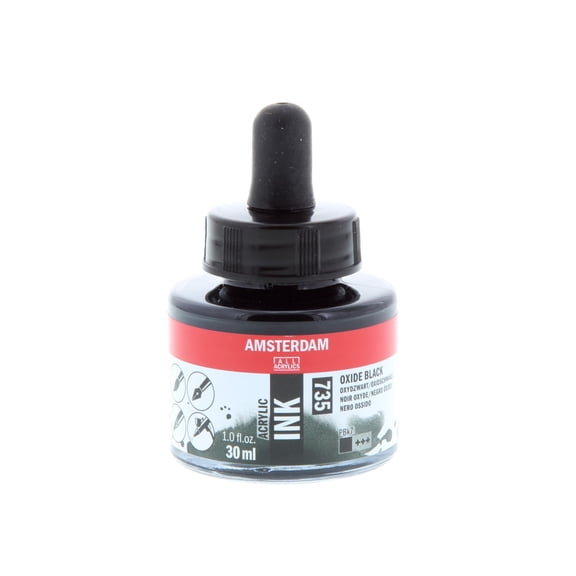Amsterdam Acrylic Ink, 30ml, Oxide Black