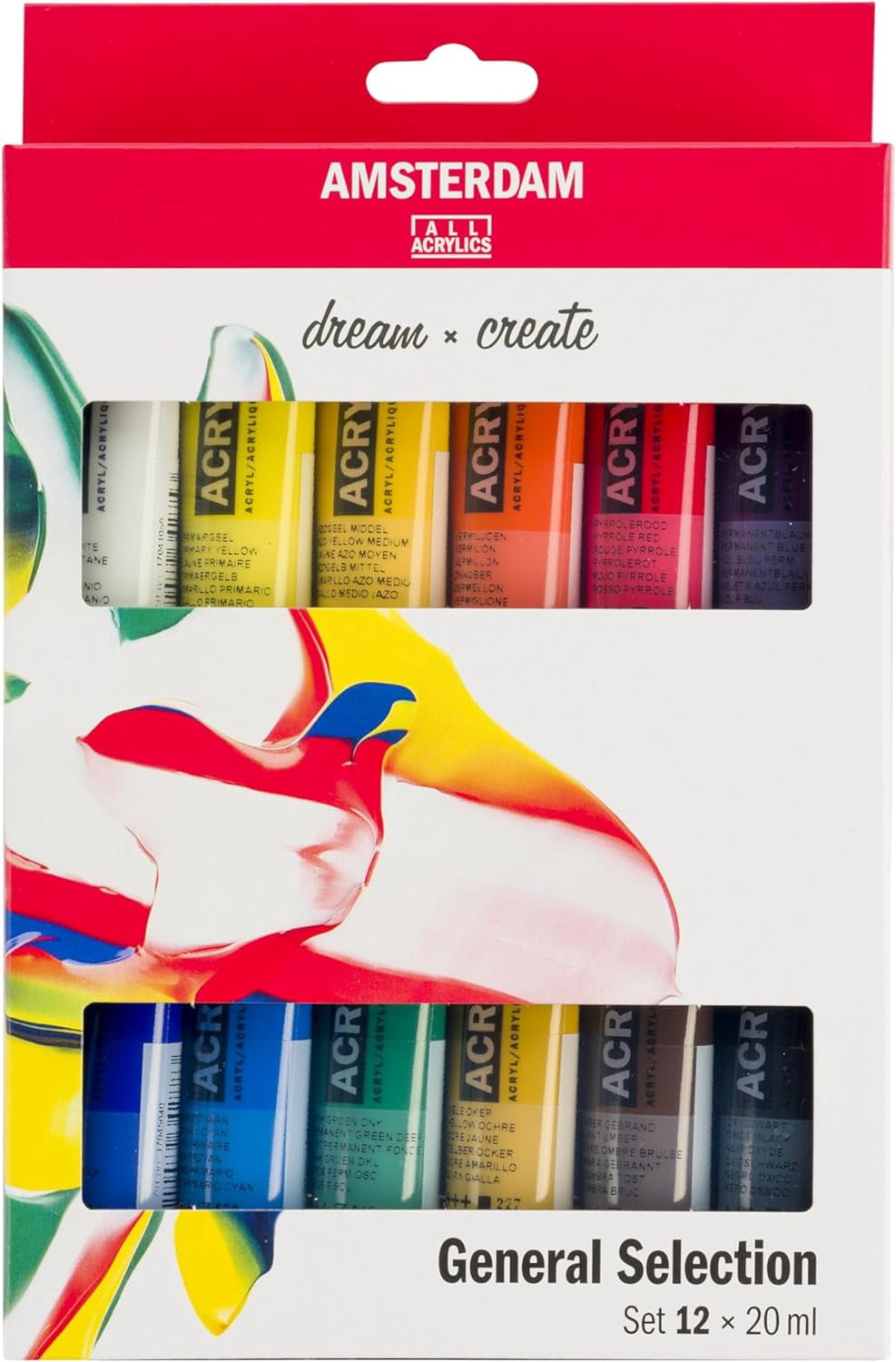 Amsterdam Acrylic Standard Series Paint Set 12x20milliliter