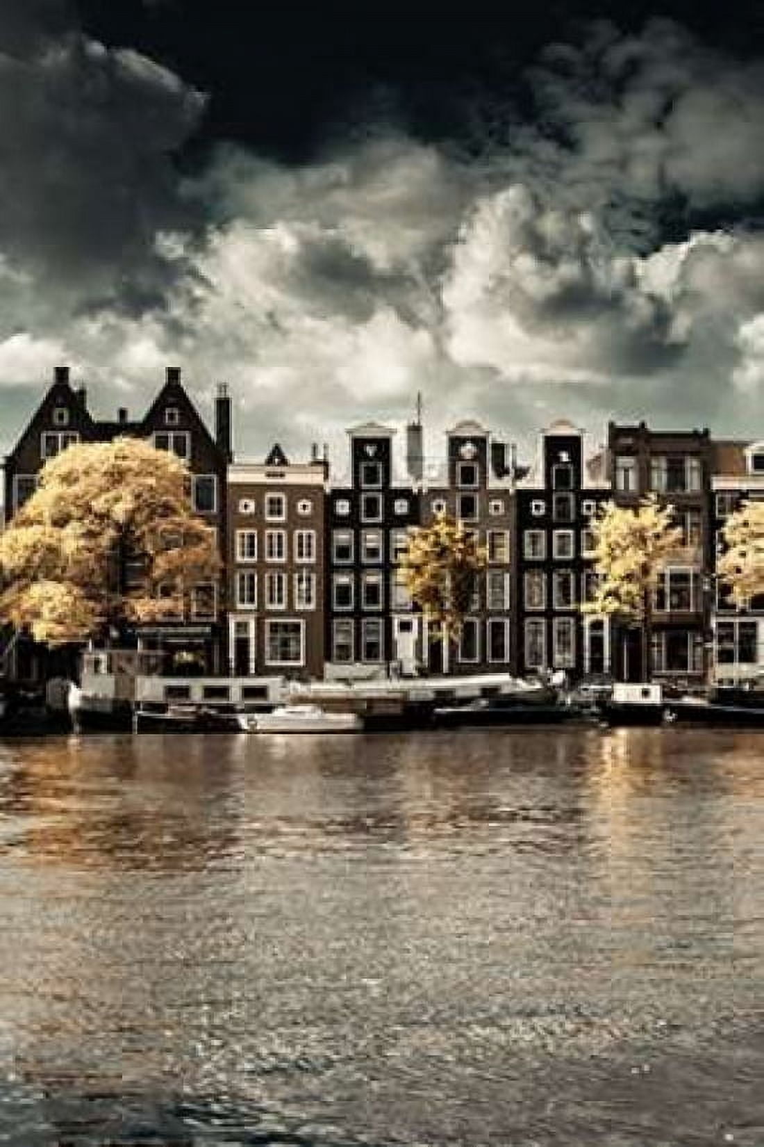 Amsterdam Autumn Canal I Canvas Art - Erin Berzel (20 x 28)