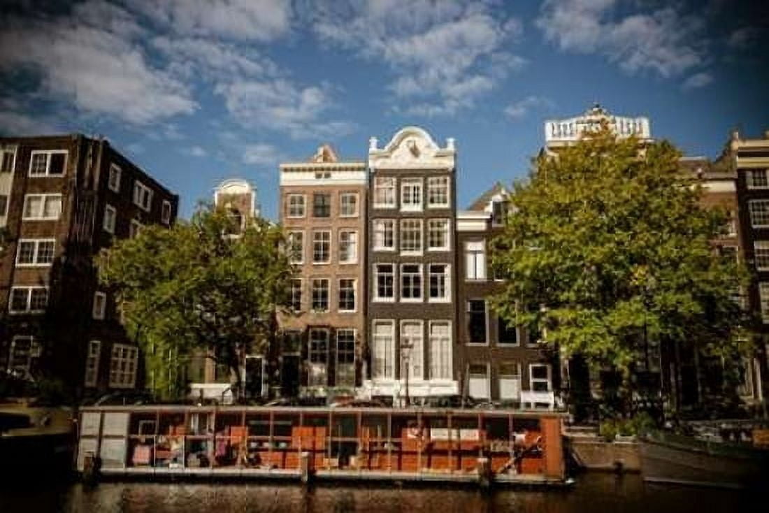 Amsterdam Canal Houses I Canvas Art - Erin Berzel (12 x 18)