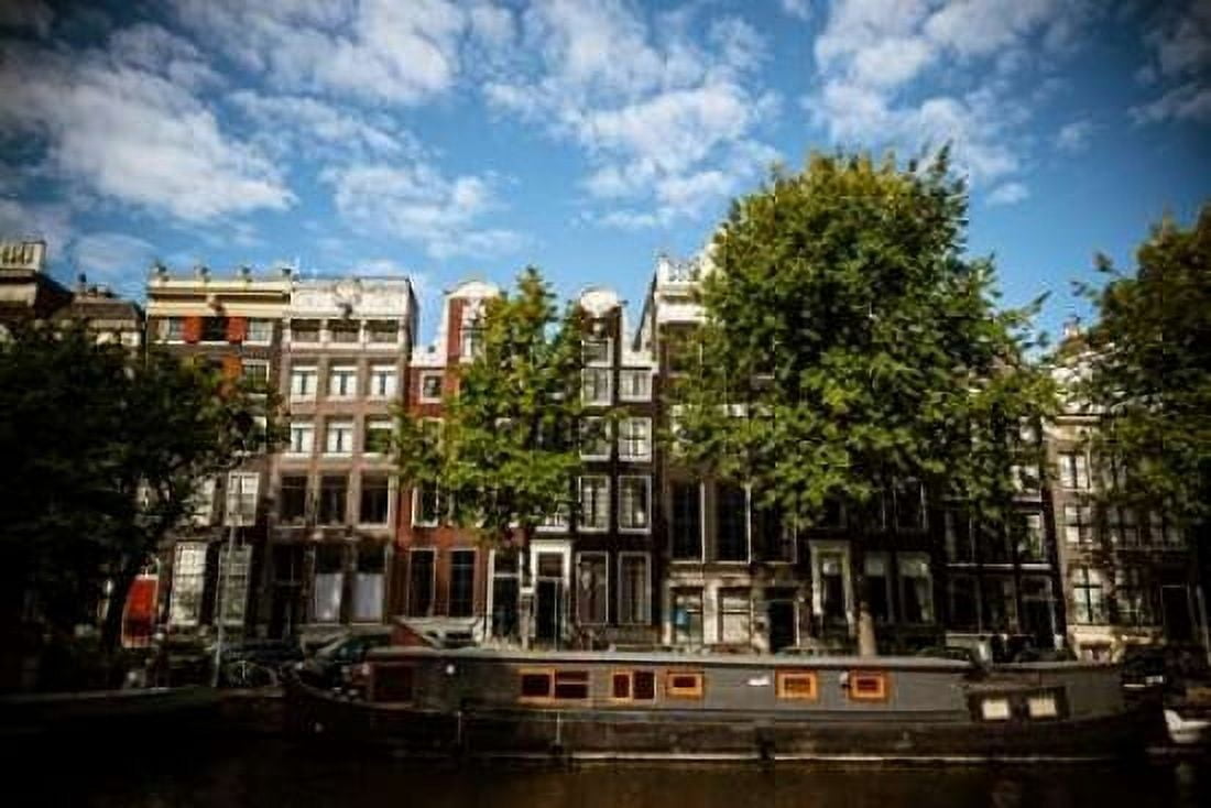 Amsterdam Canal Houses II Canvas Art - Erin Berzel (24 x 36)