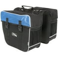 thumbnail image 1 of Amsterdam Double Bicycle Pannier Bag in Black/Blue, 1 of 2