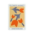thumbnail image 1 of Amsterdam, Exhibition tin sign, Flower Market tin sign,Wall Art, Modern Print, Digital Art, Flower tin sign, Retro style, farmhouse decoration, home, bar, garage, tin sign 8x12 inches, 1 of 6