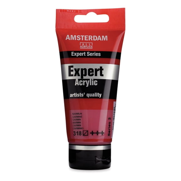 Amsterdam Expert Series Acrylics - Carmine, 75 ml tube