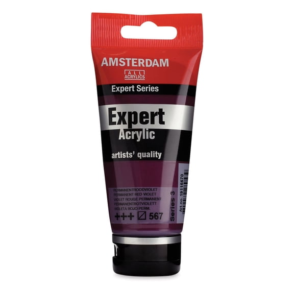 Amsterdam Expert Series Acrylics - Permanent Red Violet, 75 ml tube