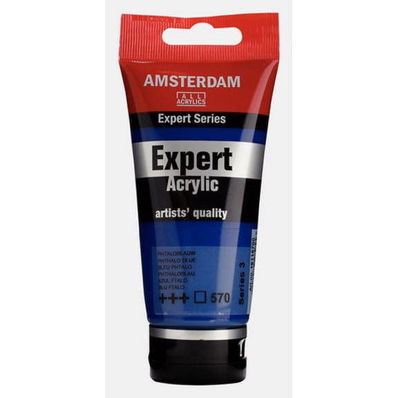 Amsterdam Expert Series Acrylics - Phthalo Blue, 75 ml tube