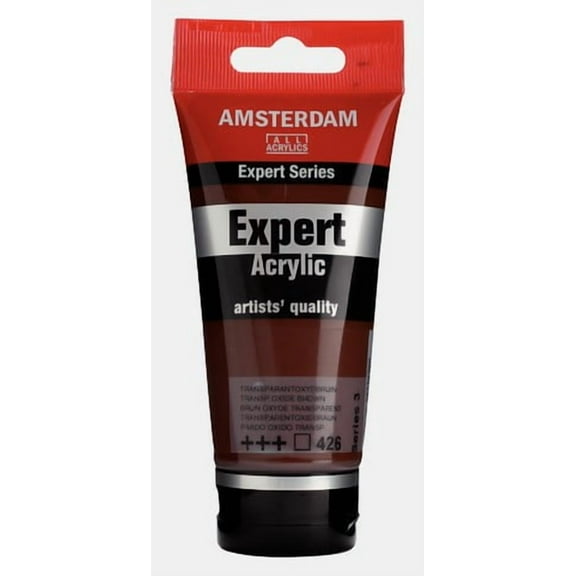Amsterdam Expert Series Acrylics - Transparent Oxide Brown, 75 ml tube