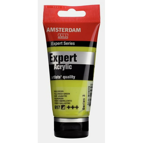Amsterdam Expert Series Acrylics - Yellowish Green, 75 ml tube