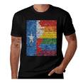 thumbnail image 1 of Amsterdam Famous Travel-City-Marigold-Blue-Tan Casual Streetwea Everyday Tshirt Comfortable Wear tee shirt, 1 of 6