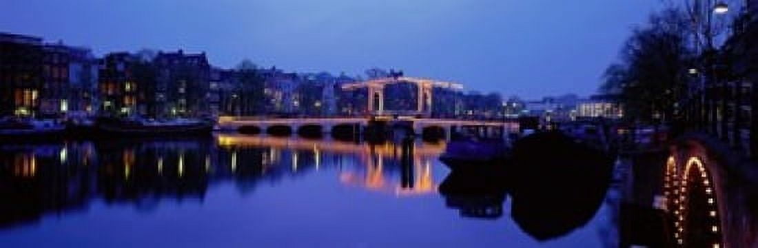 Amsterdam Netherlands Canvas Art - Panoramic Images (18 x 6)