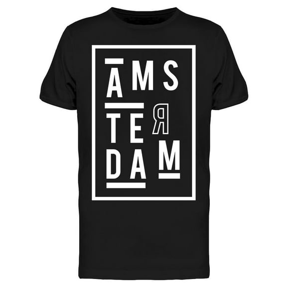 Amsterdam Placement T-Shirt Men -Image by Shutterstock, Male Small
