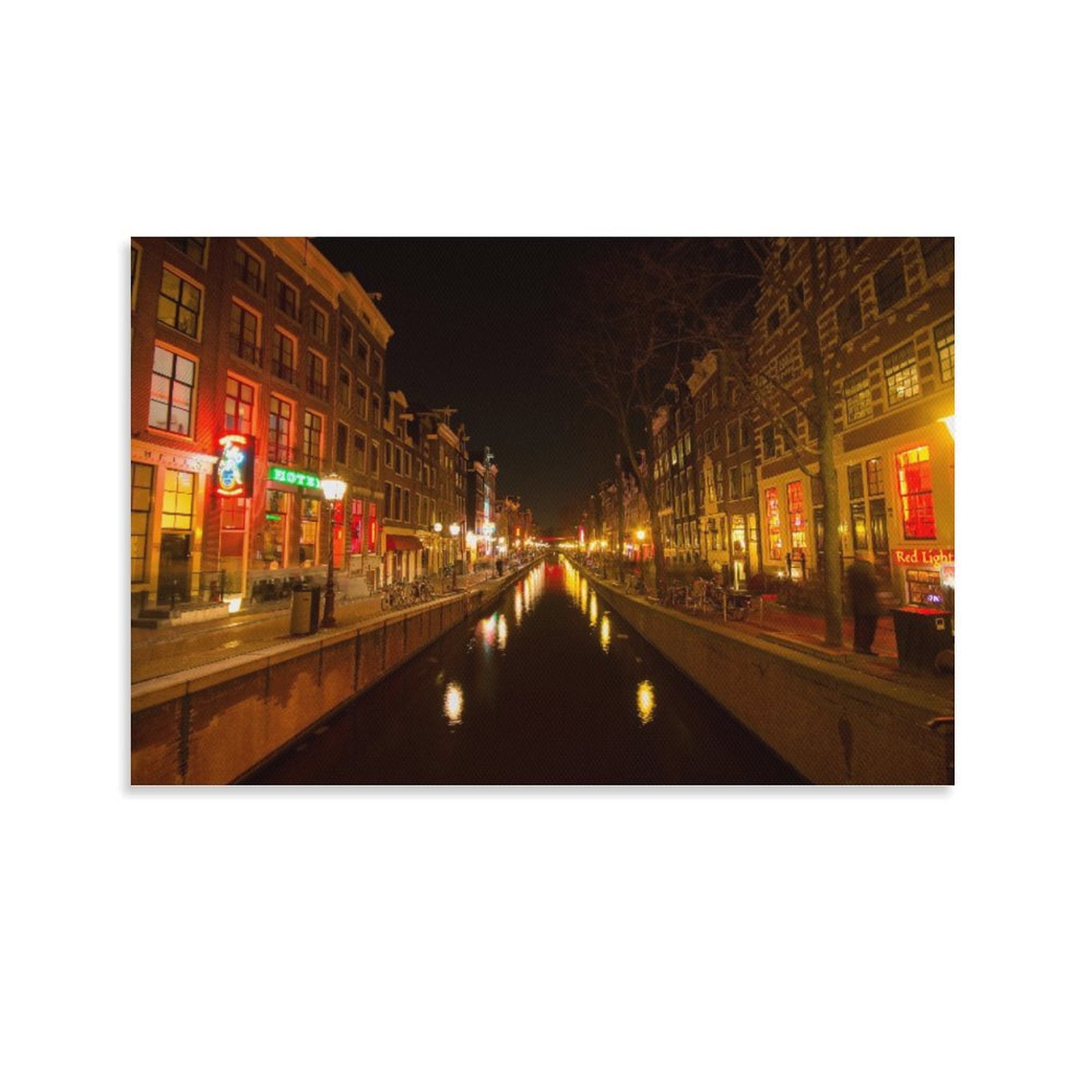 Amsterdam Red Light District Private Walking Tour Canvas Art Poster And ...