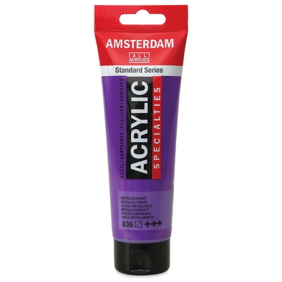 Amsterdam Standard Series Acrylic - Metallic Violet, 120 ml tube