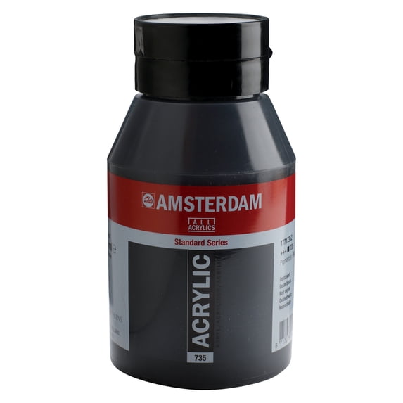 Amsterdam Standard Series Acrylic Paint, 1000ml, Oxide Black