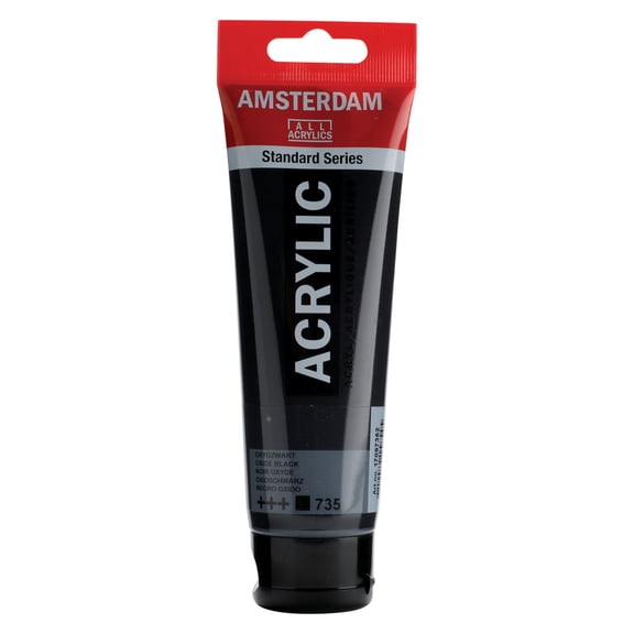 Amsterdam Standard Series Acrylic Paint, 120ml, Oxide Black